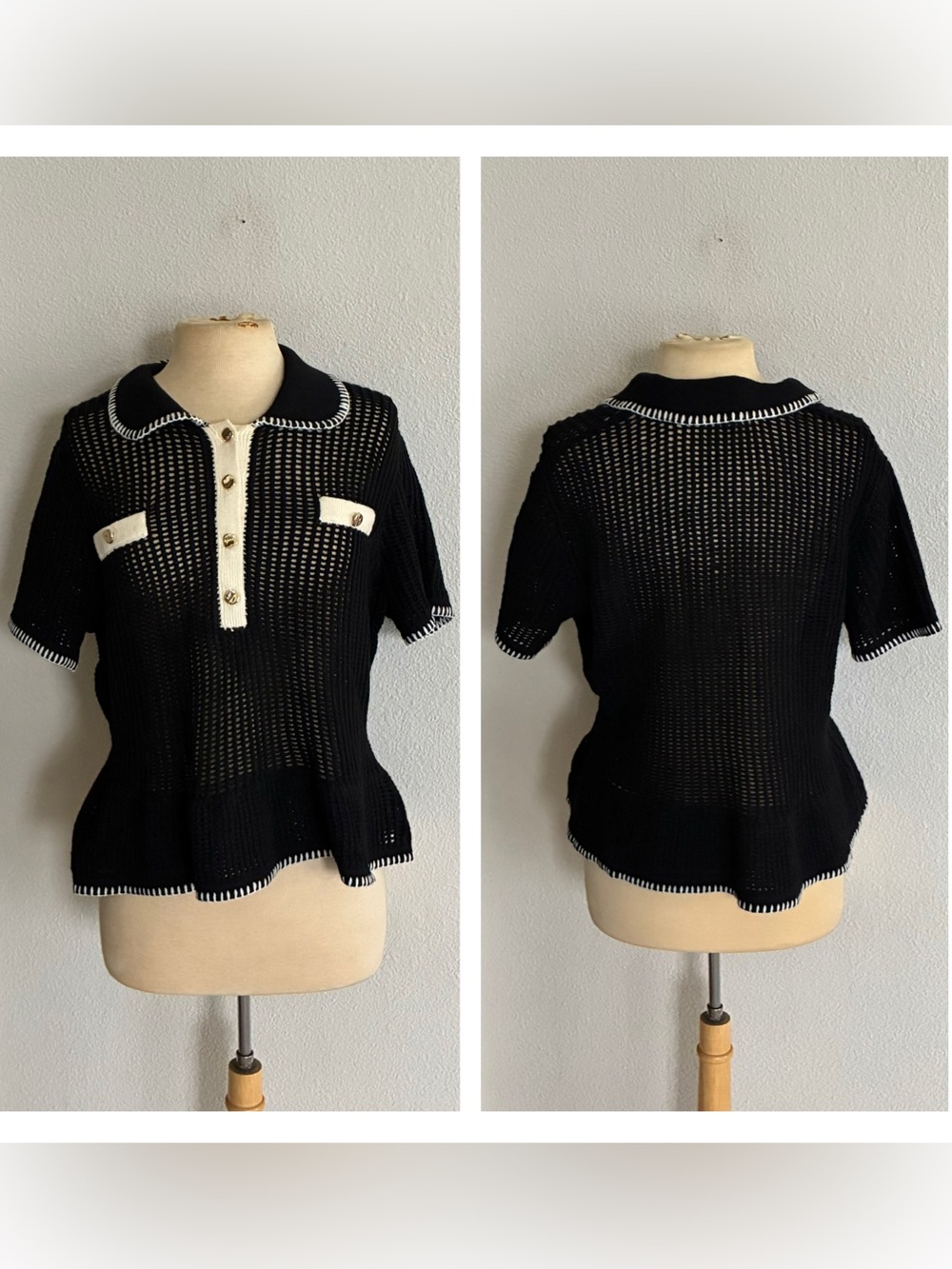 Adrianna Papell peplum sweater